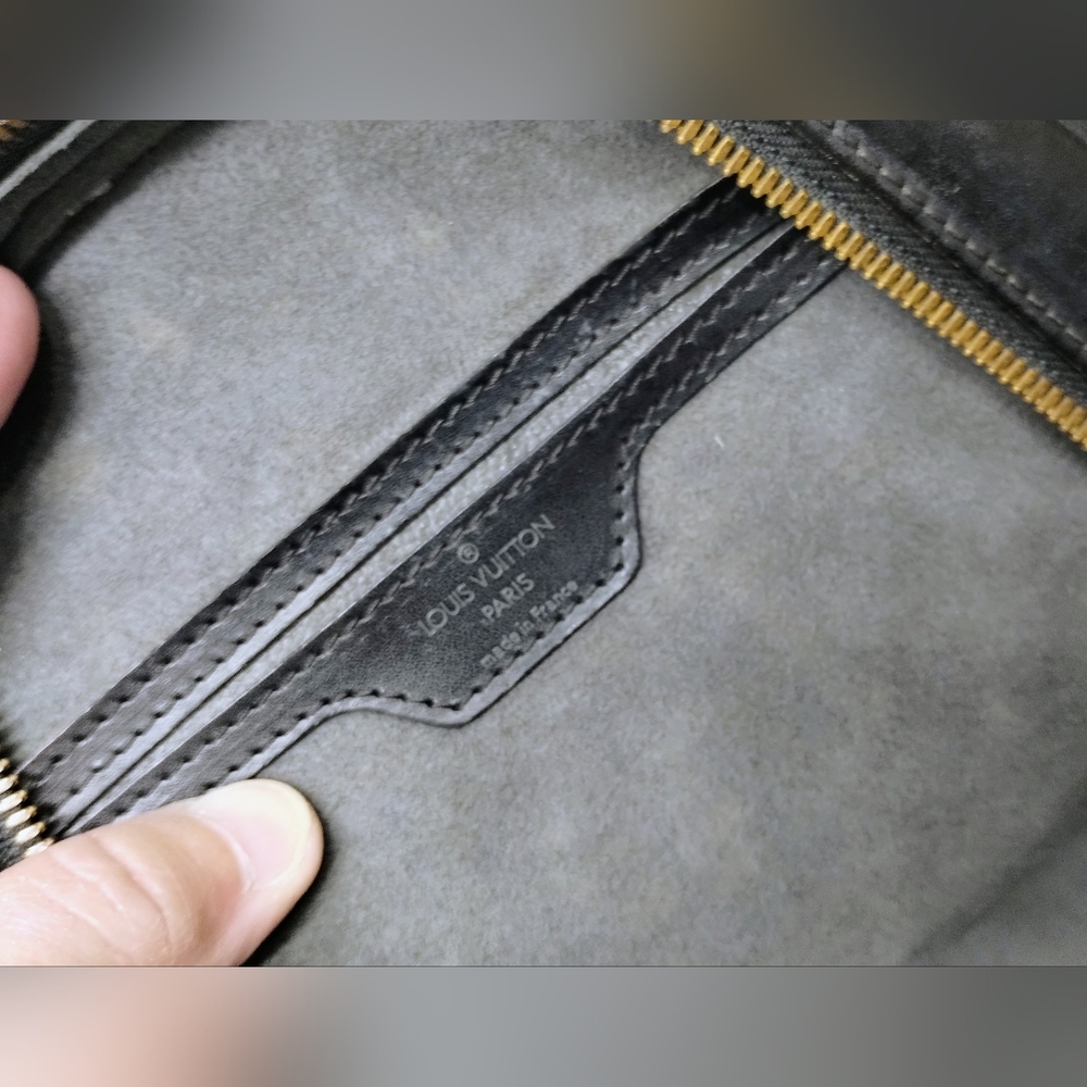 Black Epi Leather Backpack - Luxury Designer - Picture 12 of 16